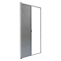 zanzariera a rullo laterale frizionata per porta cm 160 x 250 - marrone 3143692nlm