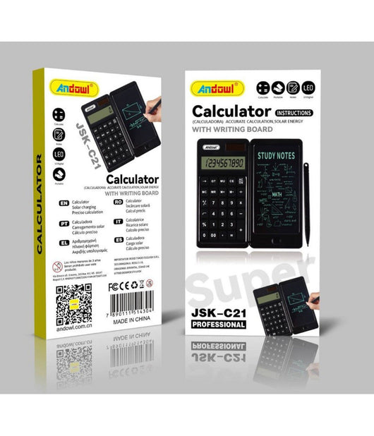 Calcolatrice Jsk-c21 Piano Scrittura Penna Tavoletta Scrivere Disegnare/memo Pad         