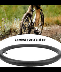 Camera D'aria Per Bicicletta 14" 1.75 - 1.90 44mm Valvola Schrader Americana         