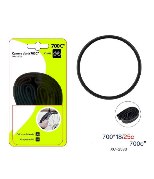 Camera D'aria 700c" Per Pneumatici Ruote Bici Bicicletta Bike 700x18/25c Xc-2583         