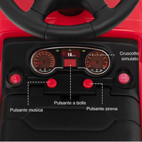 Camion dei Pompiperi Elettrico per Bambini 6V Spara Bolle