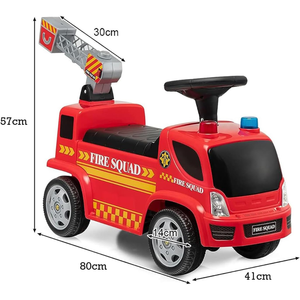 Camion dei Pompiperi Elettrico per Bambini 6V Spara Bolle