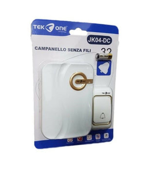 Campanello Wireless Senza Fili 32 Melodie Tekone Jk04-dc Casa Esterno Porta         