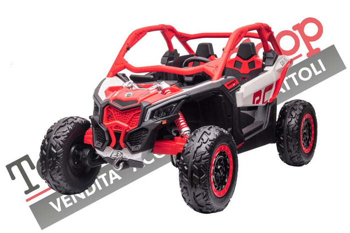 Auto Elettrica per Bambini Can-Am 2 Posti 12v colore Rosso