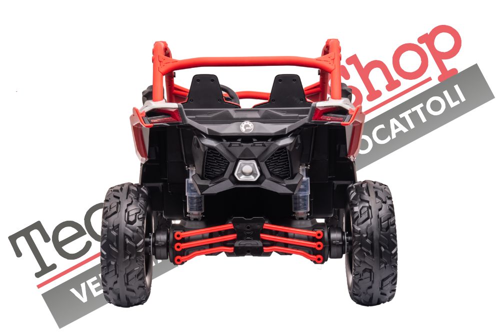 Auto Elettrica per Bambini Can-Am 2 Posti 12v colore Rosso