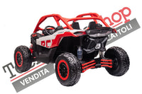 Auto Elettrica per Bambini Can-Am 2 Posti 12v colore Rosso