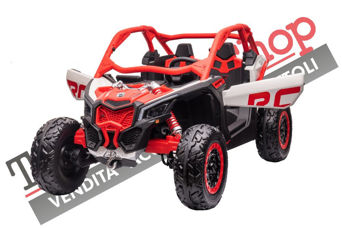 Auto Elettrica per Bambini Can-Am 2 Posti 12v colore Rosso