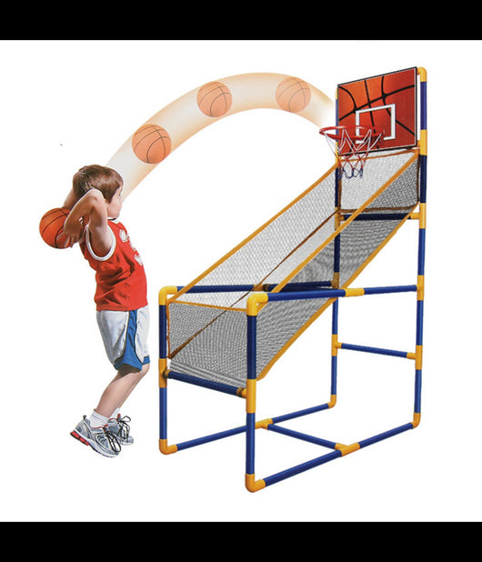 Canestro Basket Arcade Palla Canestro Sala Giochi Pallone Gonfiatore 140x89x46cm         