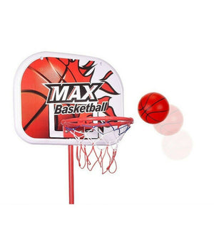 Canestro Basket Per Bambini Con Tabellone Altezza Regolabile 75 - 155 Cm + Palla         