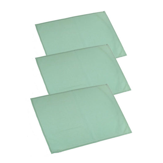 Canovaccio set 3 pezzi juliette verde acqua cm50x70