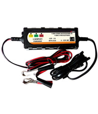 Caricabatteria Mantenitore Di Carica Batteria Piombo Moto Auto 12v         