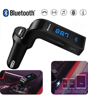 Caricabatterie Carg7 Auto Trasmettitore Bluetooth Usb Tf Card Android Ios Tablet         