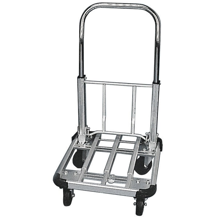 Carrello Alluminio Portacasse Telescopico 4 Ruote Portata 150 Kg