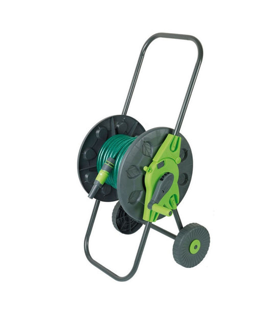 Carrello Avvolgitubo Attrezzato Con Ruote Per 20mt Ribiland Cura Prato Giardino         