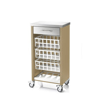 Carrello da cucina MOHER, colore beige scuro