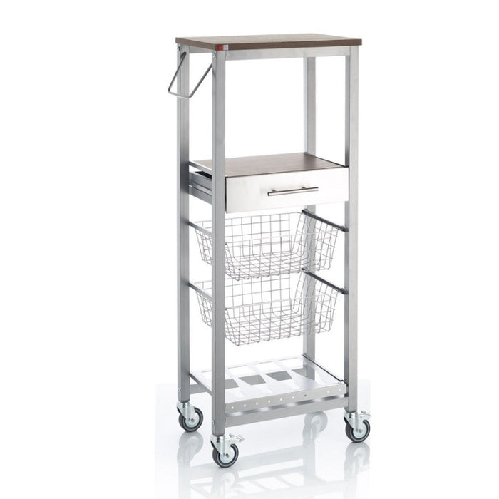 Carrello da cucina ONDA ALUMINIUM ALTO