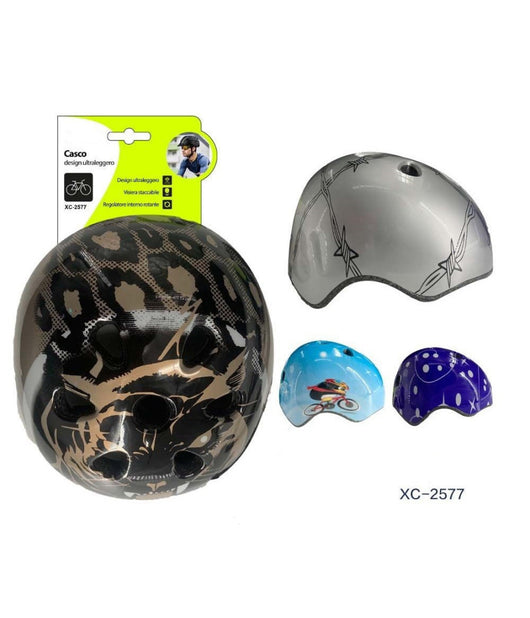 Casco Design Ultraleggero Visiera Staccabile Regolatore Rotante Interno Xc-2577         