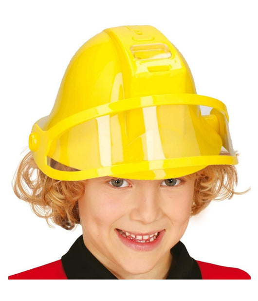 Casco Pompiere Giocattolo Bambini Cappello Vigili Del Fuoco Con Luci E Suoni         