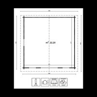 Casetta Lavinia Cm 500X500 Losa