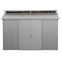 Casetta in Alluminio Alu 10'x6' Duramax 323 x 172 x 230,5 cm colore grigio