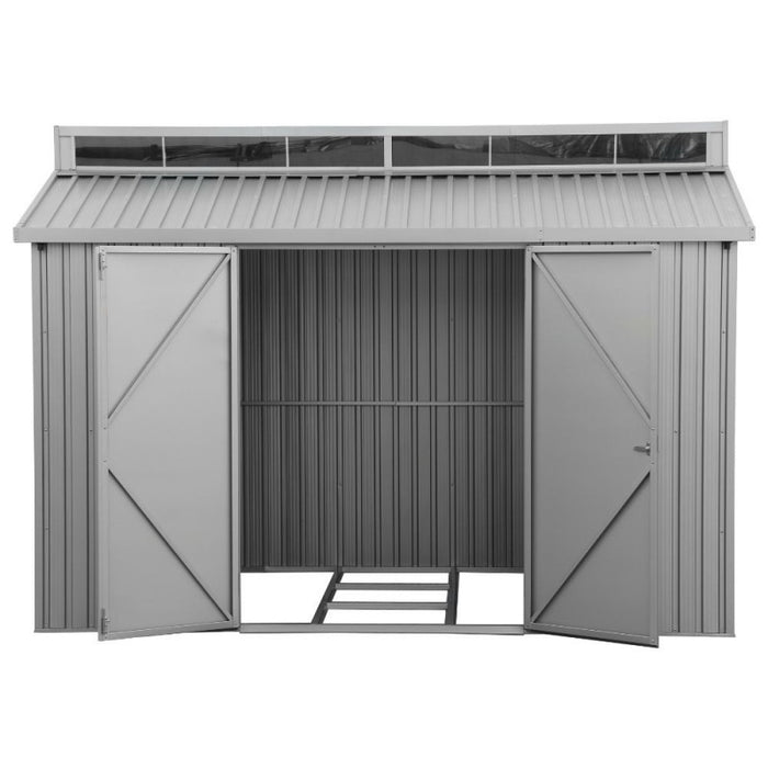 Casetta in Alluminio Alu 10'x6' Duramax 323 x 172 x 230,5 cm colore grigio