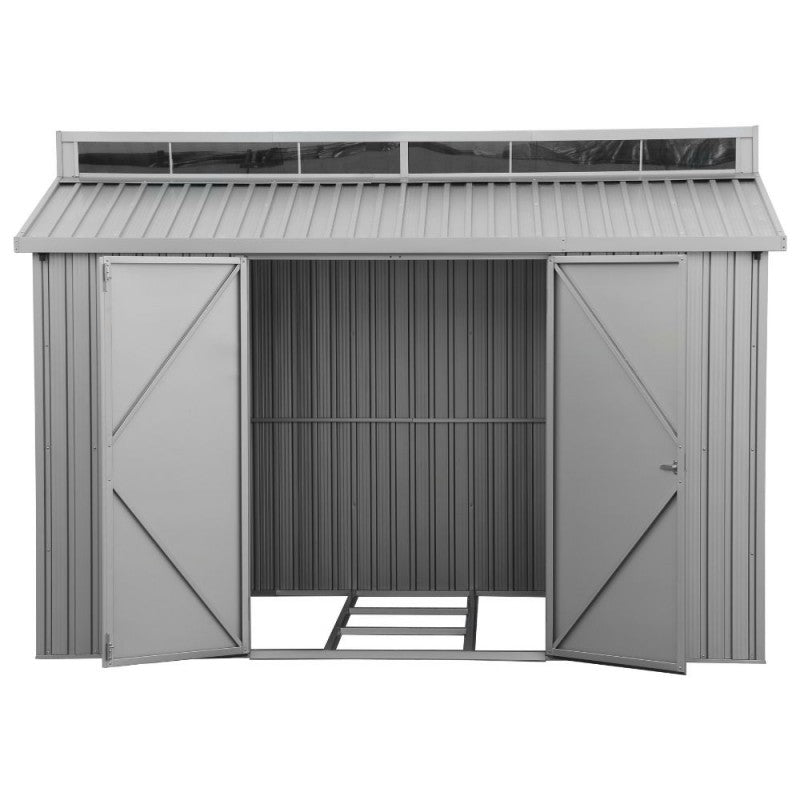 Casetta in Alluminio Alu 10'x6' Duramax 323 x 172 x 230,5 cm colore grigio