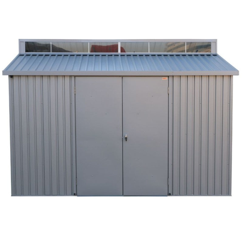 Casetta in Alluminio Alu 10'x8' Duramax 323 x 232 x 235 cm colore grigio