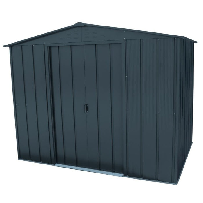 Casetta Box da Giardino 183x261,6x204,5 cm in Metallo Antracite