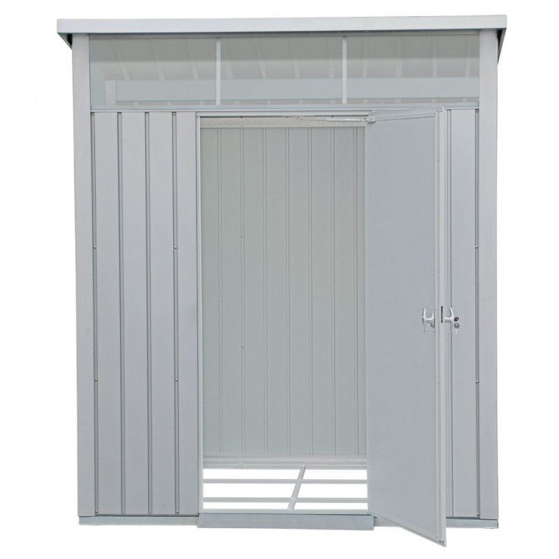 Casetta in Metallo Palladium 6'x5' Duramax 196,5x199x229 cm colore grigio