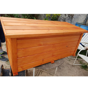 Onlywood Cassapanca in Legno da esterno Larice 125 x 53 x 56 h. cm