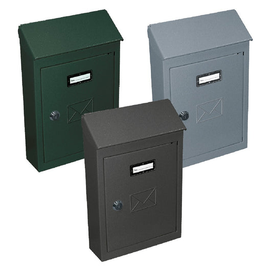 Cassetta Postale 'Ct' Grigio/Verde/Antracite, Taglia: Cm 23 X 8 X H 35  Verde