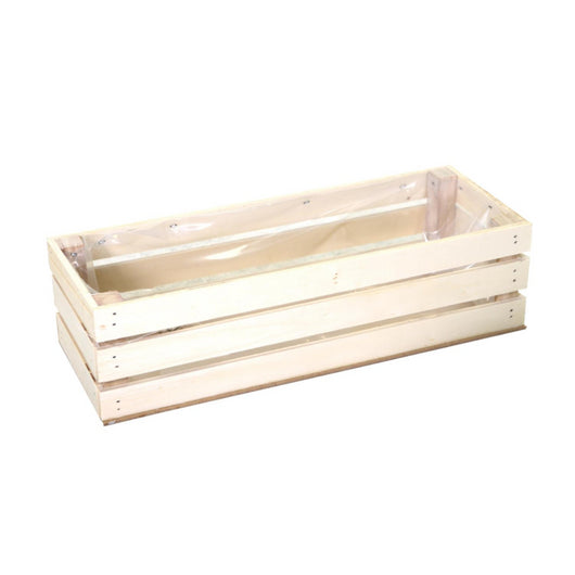 Cassetto legno naturale con nylon cm32x14h9