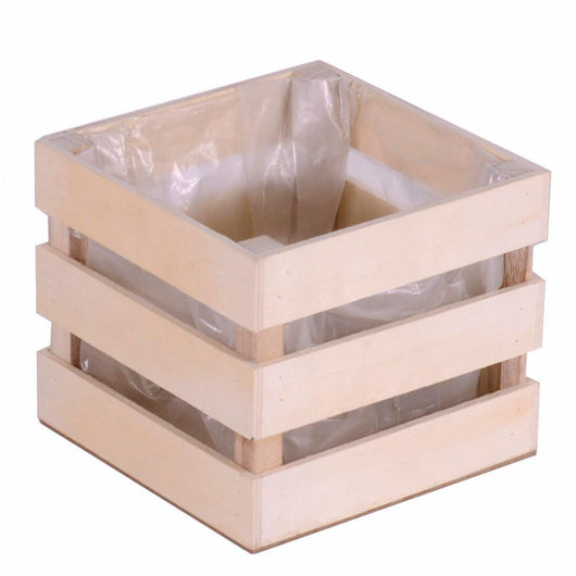 Cassetto legno naturale con nylon cm32x14h9