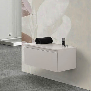 Cassettone sospeso bagno 60 cm grigio perla opaco Iside