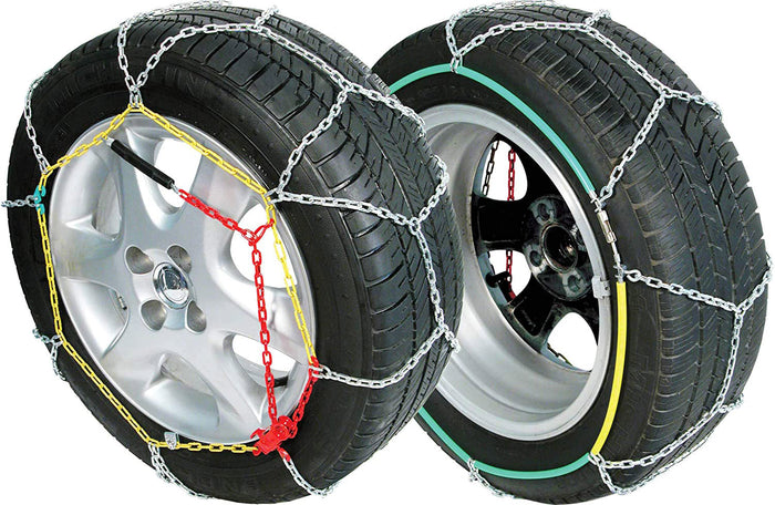 Catene da Neve per Auto 9 mm a Rombo Misura 140 Omologate Blue Ice