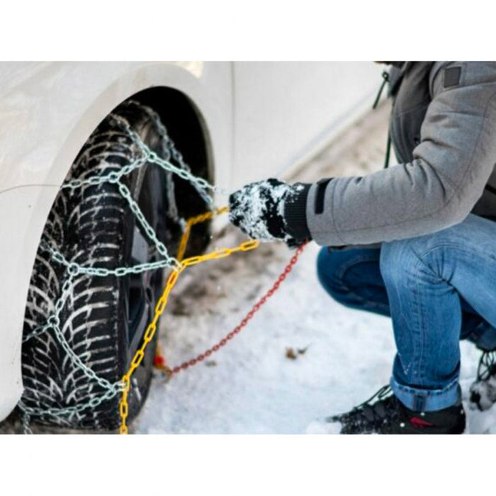 Catene da Neve per Auto 9 mm a Rombo Misura 30 Omologate Blue Ice