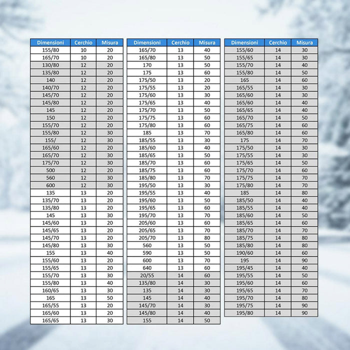 Catene da Neve per Auto 9 mm a Rombo Misura 60 Omologate Blue Ice