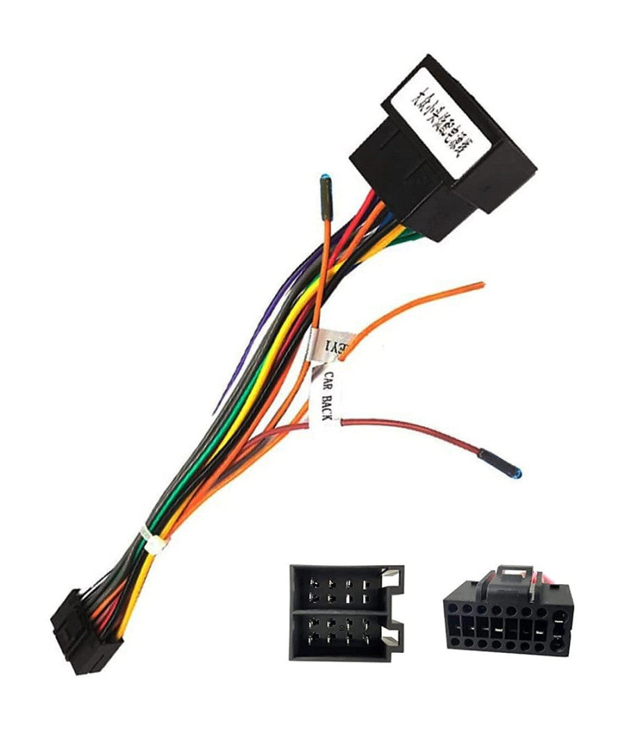 Cavo Adattatore Da 16 Pin A Iso Presa Standard Autoradio Android Linee Controllo         