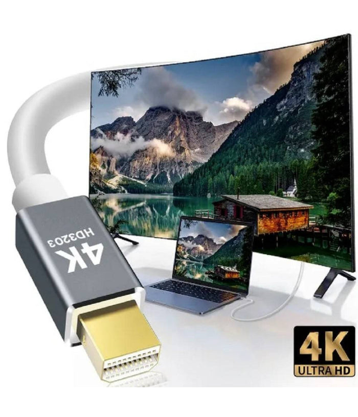 Cavo Adattatore Video Da Mini Displayport A Mini Displayport 4k 1.8 Mt Hd3203         