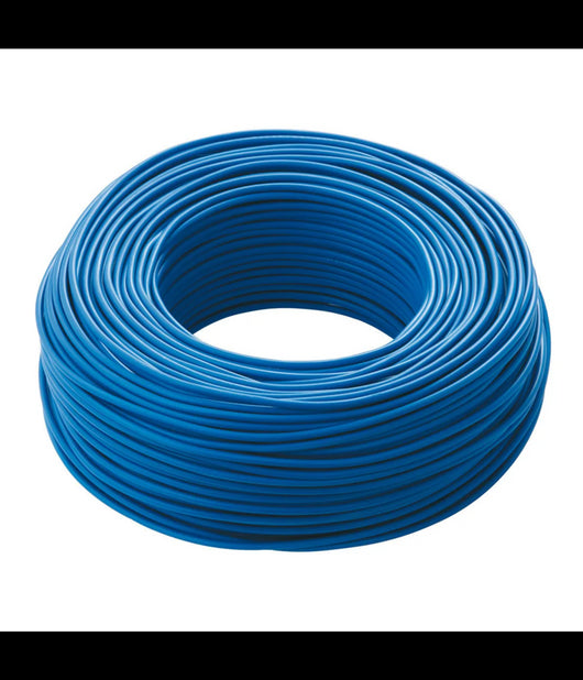 Cavo Blu 100 Mt Isolato Unipolare 1 X 1,5 M2 Antifiamma Materiale Elettrico         