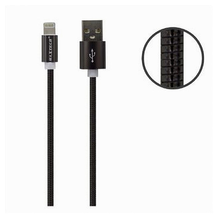 Cavo Di Ricarica Per Iphone Ipad 5volt-2000ma 1mt Alta Velocità  Usb Maxtech F-ip013         