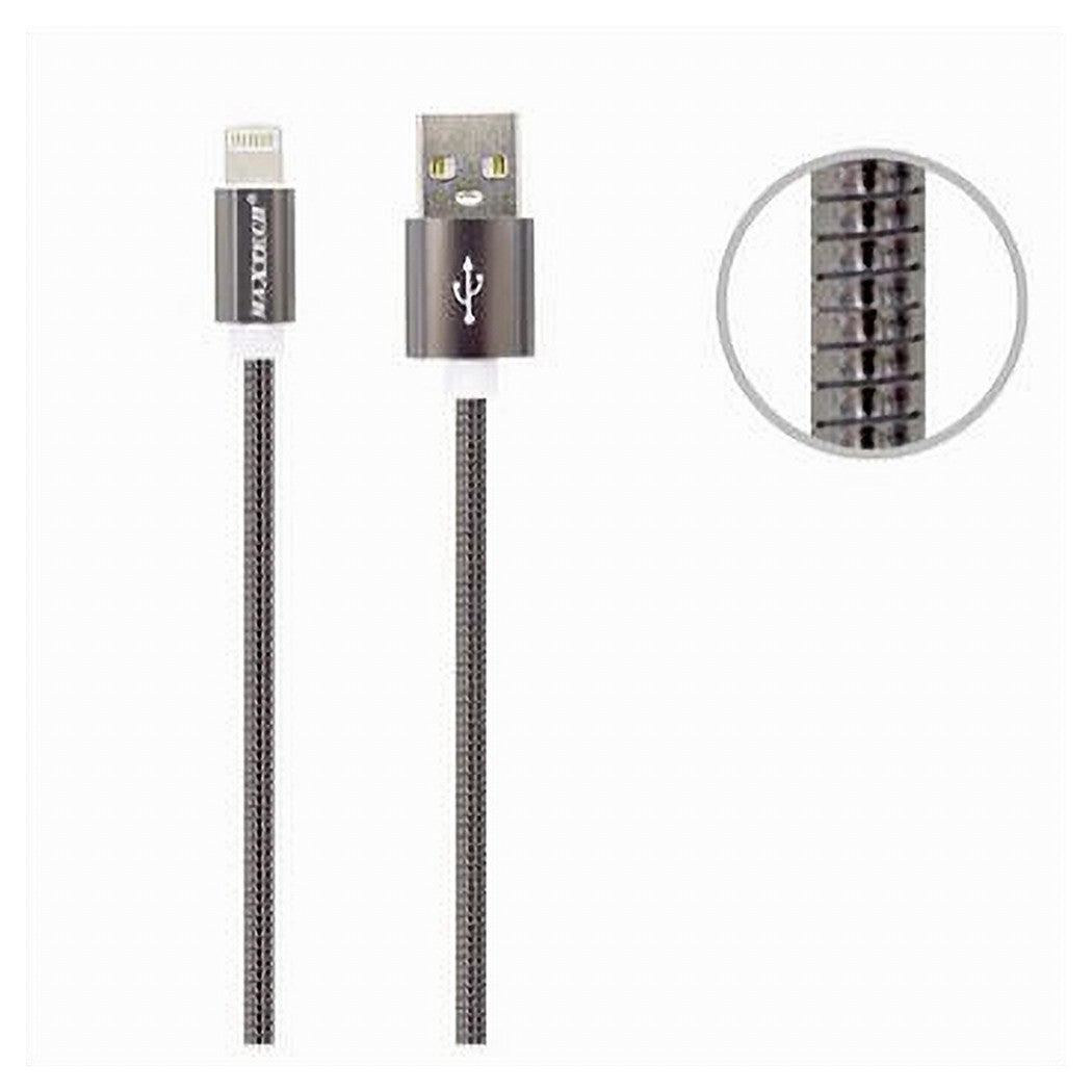 Cavo Di Ricarica Per Iphone Ipad 5volt-2000ma 1mt Alta Velocità  Usb Maxtech F-ip013         