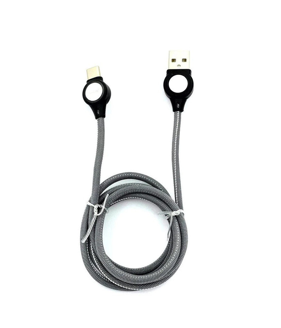 Cavo Di Ricarica Rapida Per Android Attacco Type-c A Usb 2.0 Con Luce 1mt Q-t51b         