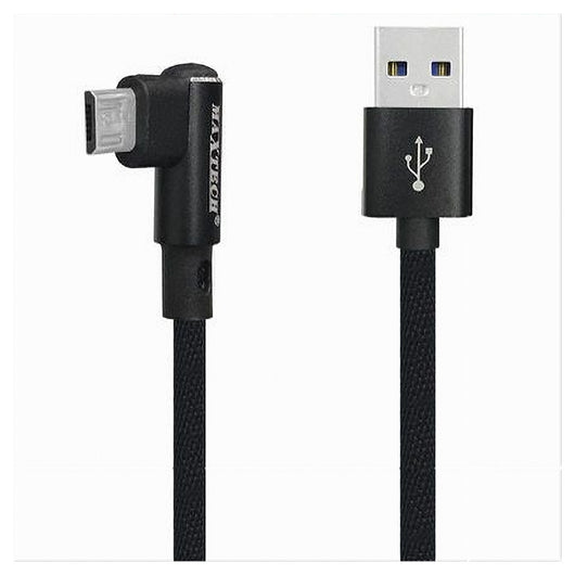 Cavo Ricarica Micro Usb 90° Per Smartphone Cavetto Dati 1 Mt F-s025 Maxtech         