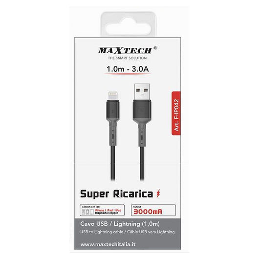 Cavo Usb / Lightning 3a 1 Metro Super Ricarica Dati Per Ipad Ipod Iphone F-ip042         