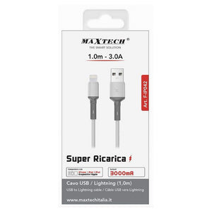 Cavo Usb / Lightning 3a 1 Metro Super Ricarica Dati Per Ipad Ipod Iphone F-ip042         