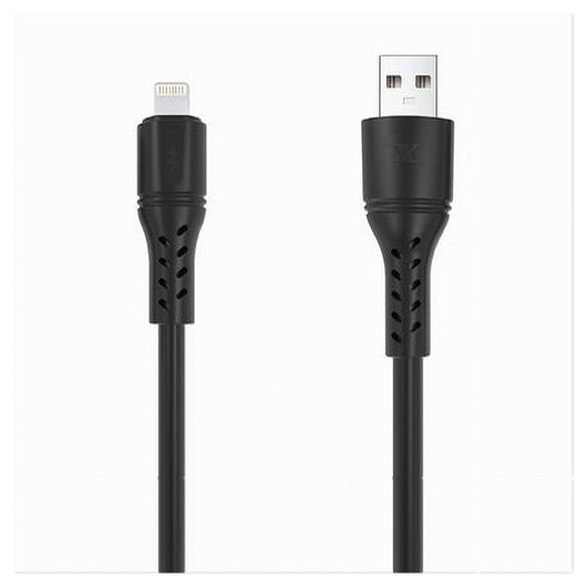 Cavo Usb Lightning 3a 1mt Super Ricarica Dati Resistente Iphone Ipad Ipod F-ip046         