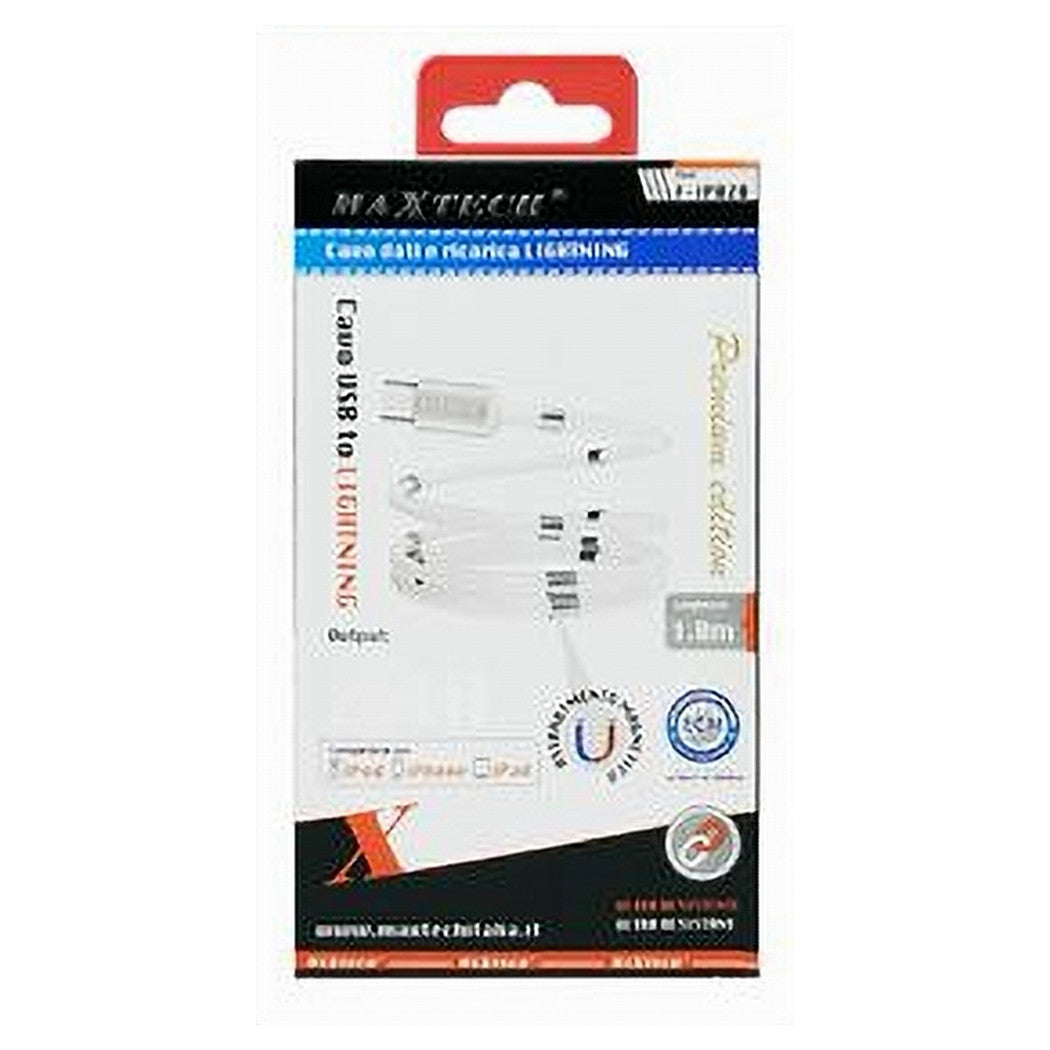 Cavo Usb Ricarica Trasferimento Dati A Lightning 2.4a 1mt Iphone Ipad F-ip028         