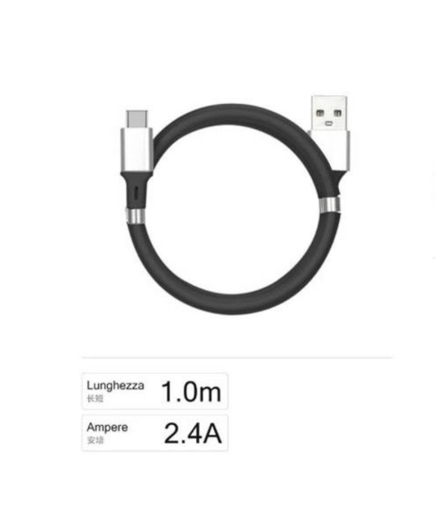 Cavo Usb - Type C Ricarica Dati Cavetto 1 Metro 2400ma Per Smartphone F-tc015         