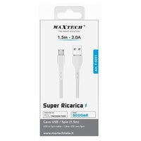 Cavo Usb/micro Usb Trasferimento Dati Super Ricarica 1.5 Mt 3a Smartphone F-s051         